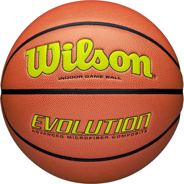 WILSON Evolution Indoor Game Basketballs - Size 7 - 29.5"