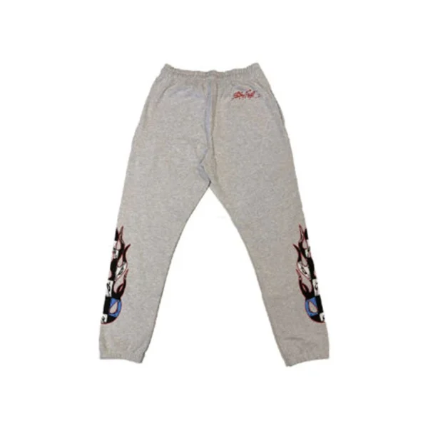 Chrome Hearts Matty Boy Brain Sweatpants – Heather Grey