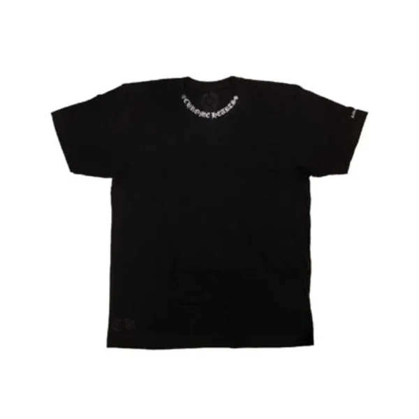 Chrome Hearts Neck Logo Fuck You Sleeve T-Shirt – Black