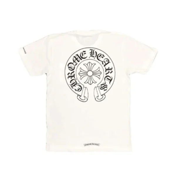 Chrome Hearts Horse Shoe Logo Pocket T-Shirt – White