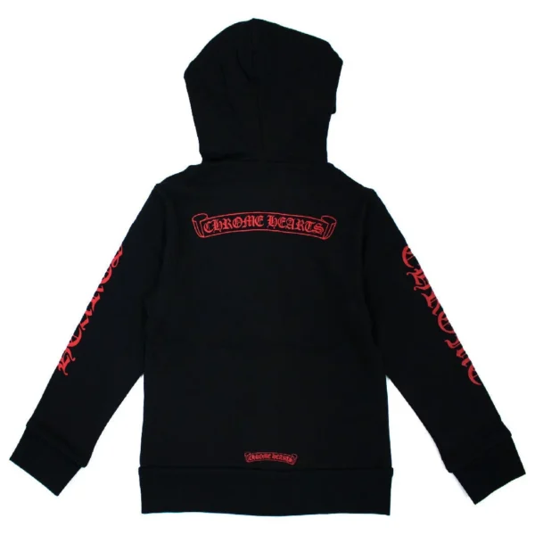 Chrome Hearts Kids Scroll Logo Hoodie