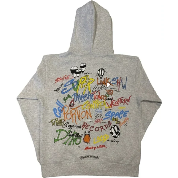 Chrome Hearts Hoodie Grey