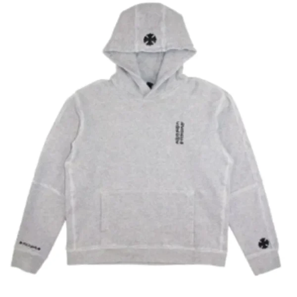 Grey Chrome Hearts Hoodie