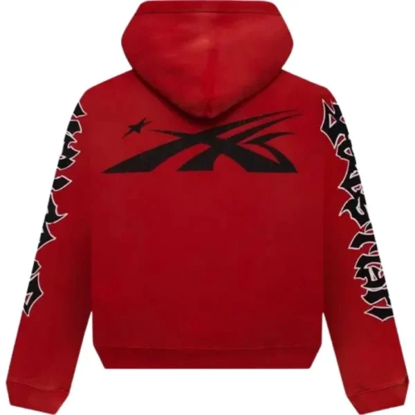 Hellstar Red Halloween Skeleton Airbrushed Hoodie