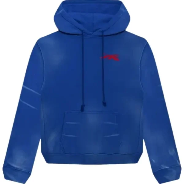 Hellstar Sweatshirt With Sports Gel Design In Blue