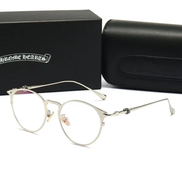 Chrome Heart Grey Frame Glasses